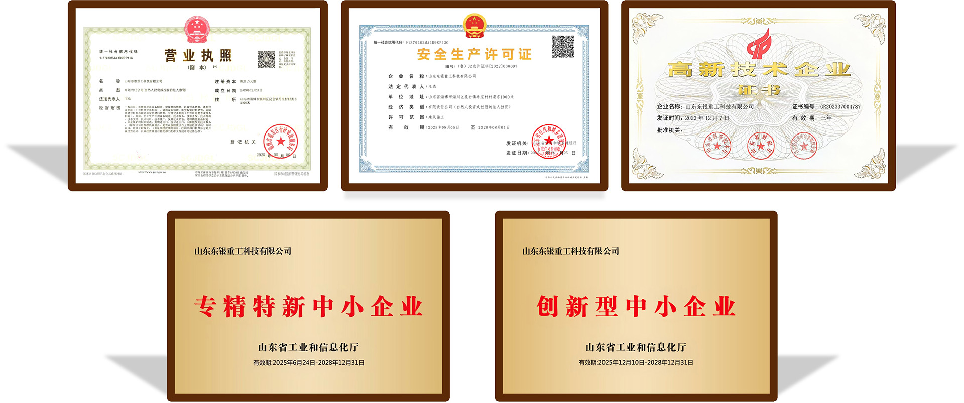 Enterprise Qualification Certificate