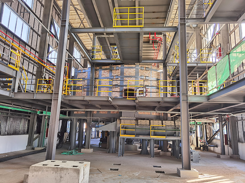Mannheim Potassium Sulfate Reaction Kiln Furnace
