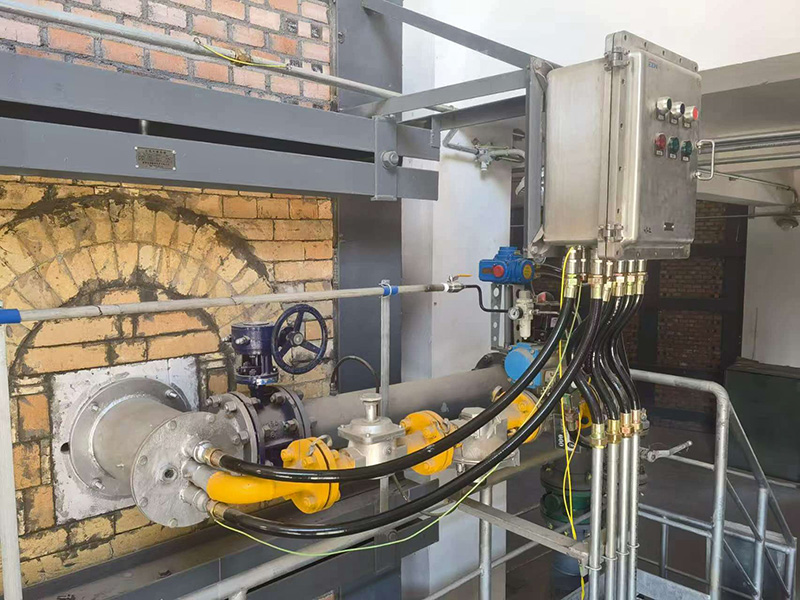 SOP kiln combustion system